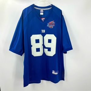 Kevin Boss #89 Super Bowl Champs NY Giants Authentic NFL Equipment Jersey XL